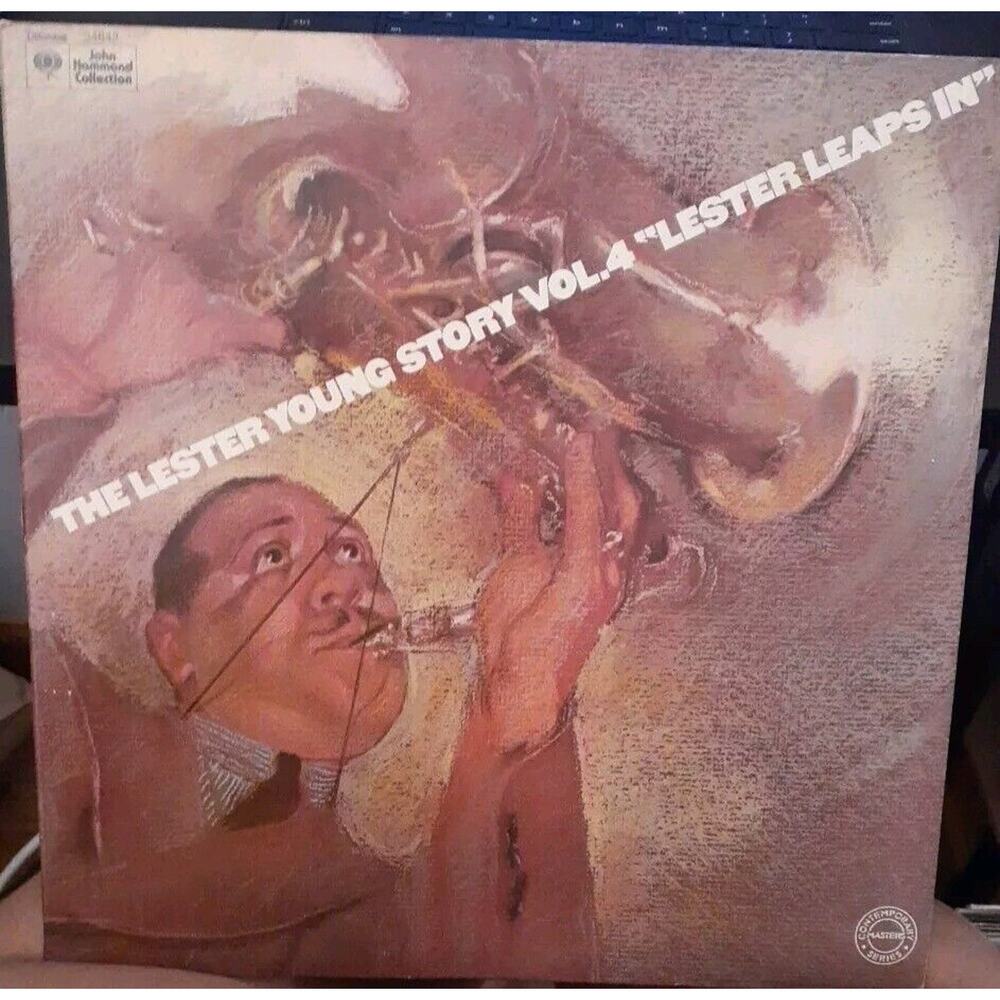 The Lester Young Story Vol.4 "Lester Leaps In" (1979) Very Good + 2 Vinyl LPs